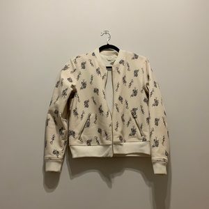 Club Monaco floral bomber (M)